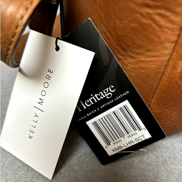 Kelly Moore NWT Brown Leather Camera Photographers Shoulder Bag - Picture 10 of 10